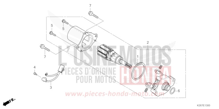 DEMARREUR de MSX GROM A GAYETY RED (R310) 2021